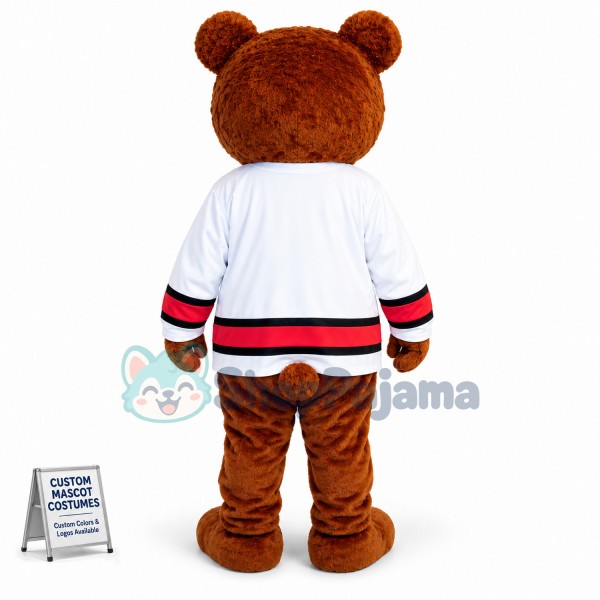 Amiable Baseball Baby Bear Mascot Costume