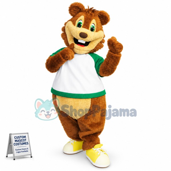Buckeye Squirrel Mascot Costume Of Ohio Culture