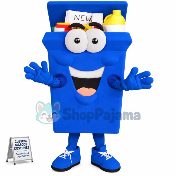 Recycle Bin For Optimized Service Mascot Costume