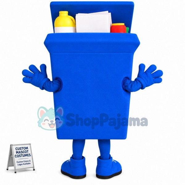 Recycle Bin For Optimized Service Mascot Costume