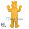 Blindfolded Long Wool Wolf Mascot Costume