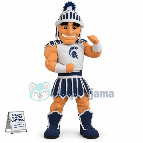 Valorous Spartan Warrior Mascot Costume