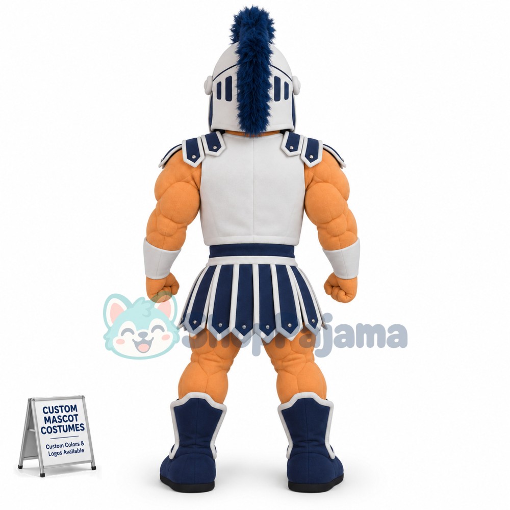 Valorous Spartan Warrior Mascot Costume