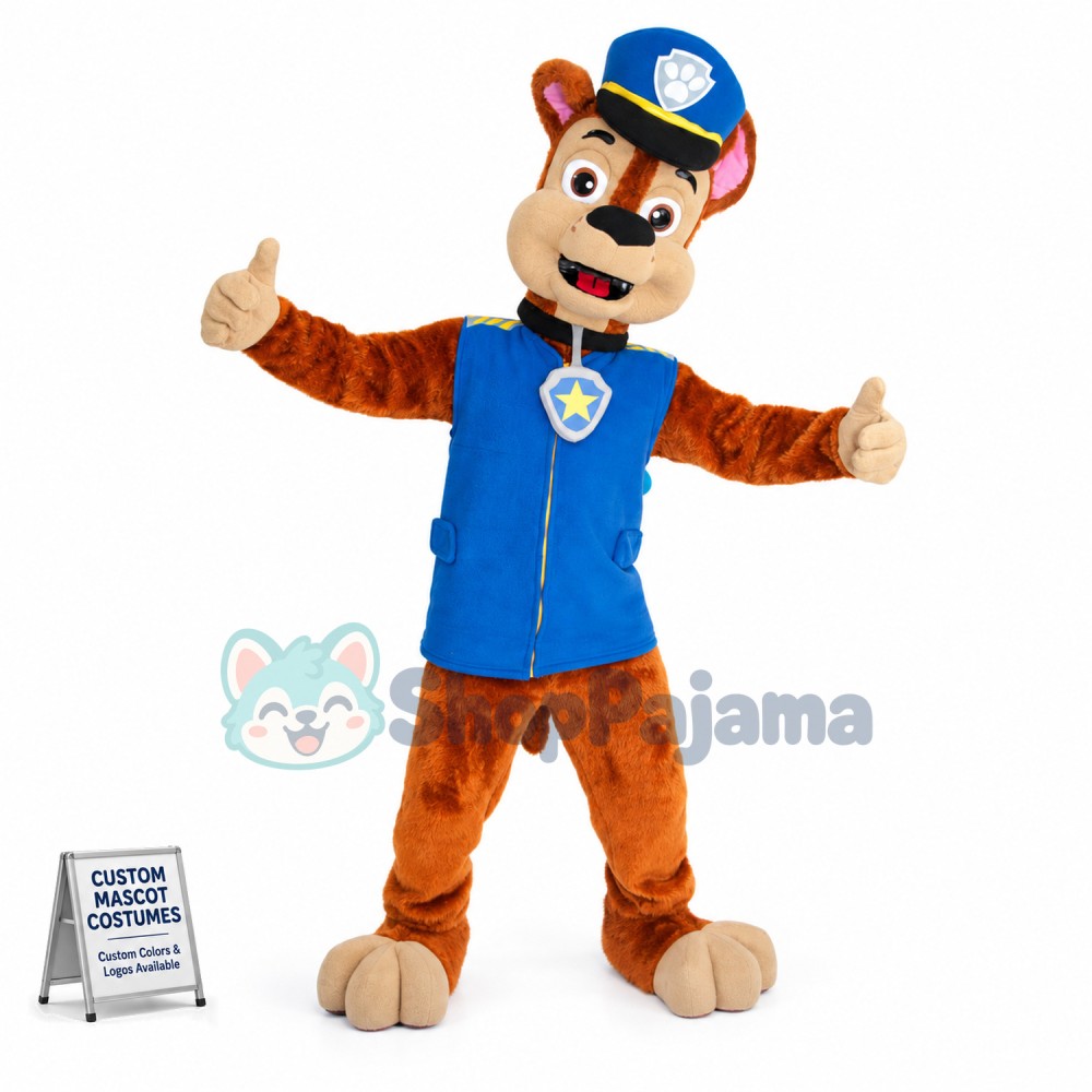 Paw Patrol Chase Mascot Costume