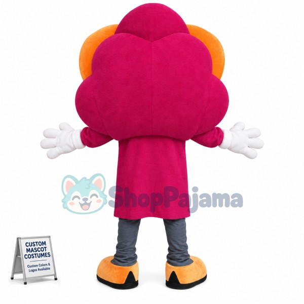 Bright Flower In Full Bloom Mascot Costume