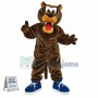 Vigorous Leopard With Sneakers Mascot Costume