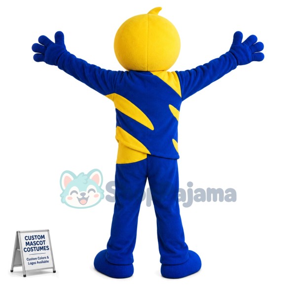Sunny Blue Doll Mascot Costume For Children