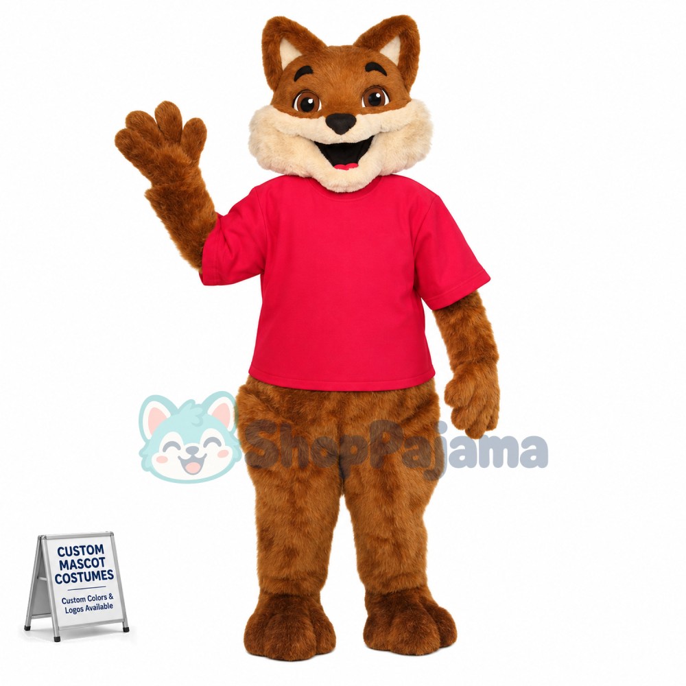 The Friendly Fox Of The Hotel Mascot Costume
