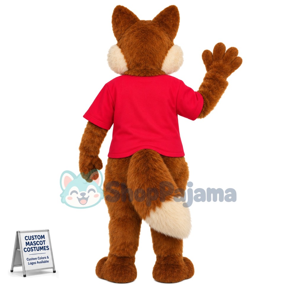 The Friendly Fox Of The Hotel Mascot Costume
