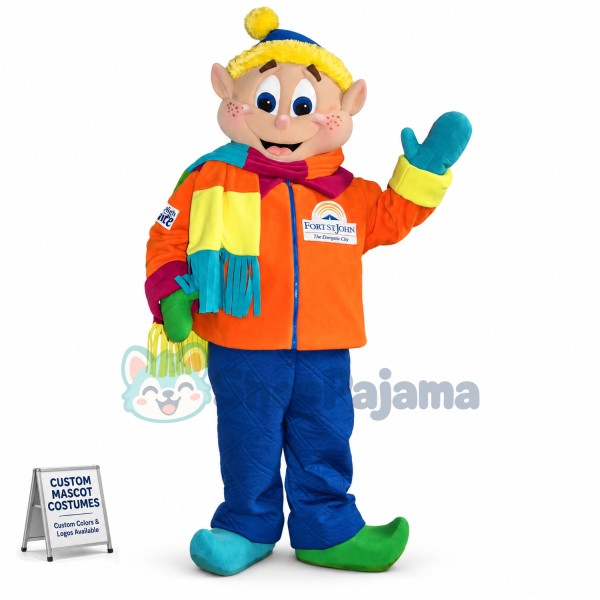 Cartoon Elf Of City Symbol Mascot Costume