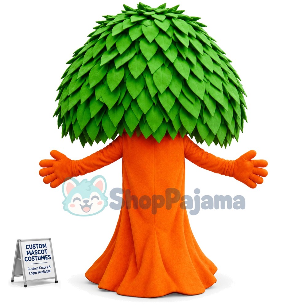 Towering Leafy Old Tree Mascot Costume
