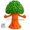 Towering Leafy Old Tree Mascot Costume