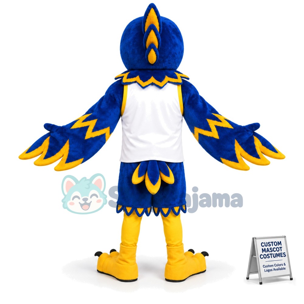 Blue Eagle Of Game Company Mascot Costume