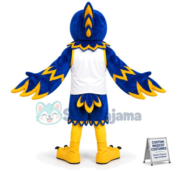 Blue Eagle Of Game Company Mascot Costume