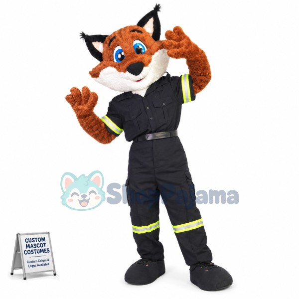 Caring Guard Fox Mascot Costume