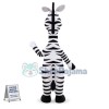 Adult Style Zebra Mascot Funny Costume