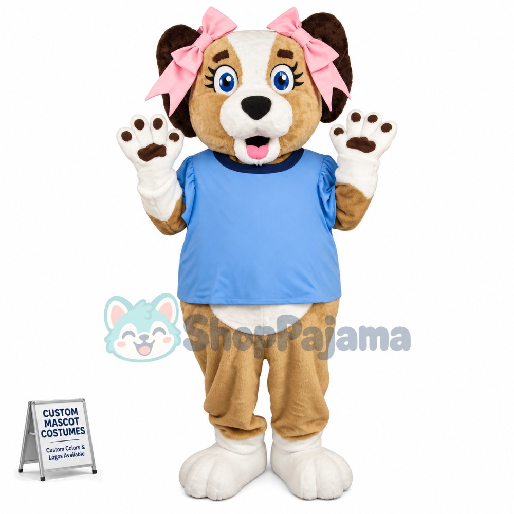 Adorable Puppy For Preschool Education Mascot Costume
