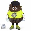 Brown Hairy Doll Of The Barbershop Mascot Costume