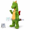 Born Green Flying Dragon Mascot Soft Costume