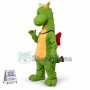 Born Green Flying Dragon Mascot Soft Costume