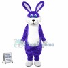 Dark Blue Easter Bunny Mascot Costume