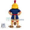 Brute Force Leopard Warrior Mascot Costume