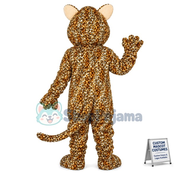 Tamed Leopard Mascot Costume