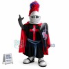 Christian Supporter Army Holding Shield Mascot Costume