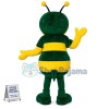 Agreeable Bee Of Bank Mascot Costume Cartoon Character