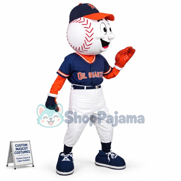 Professional League Baseball Catcher Mascot Costume