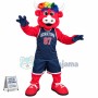 University Sport Red Bull Mascot Costume