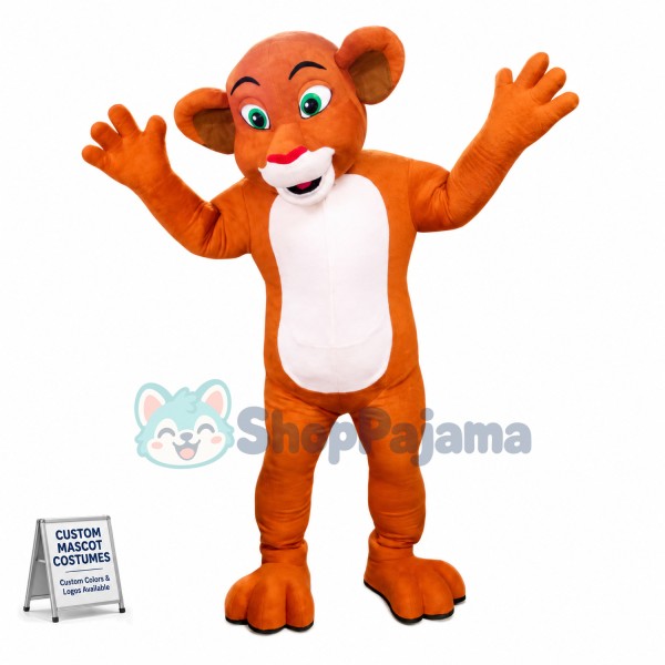 Baby Brown Lion Mascot Costume