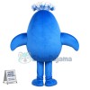 Water Blue Fountain Dolphin Mascot Costume