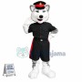 The Sociable Police Chief Wolf Mascot Costume
