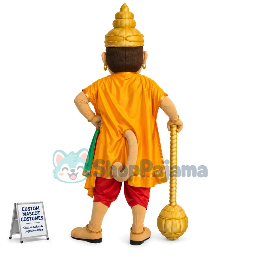 Western Buddha Holding Meteor Hammer Mascot Costume