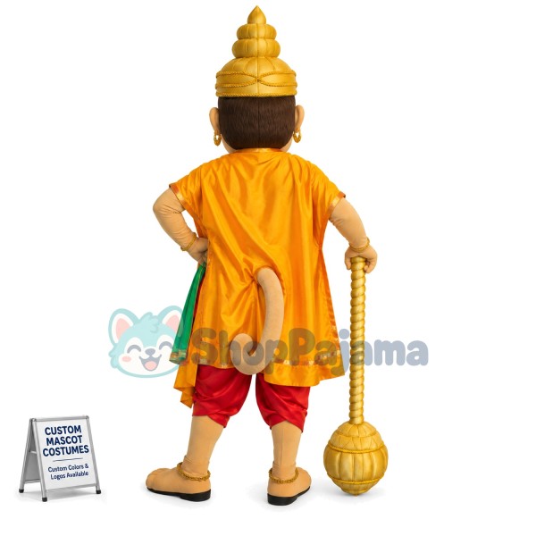 Western Buddha Holding Meteor Hammer Mascot Costume