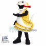 Coiled Up Dangerous Golden Python Mascot Costume