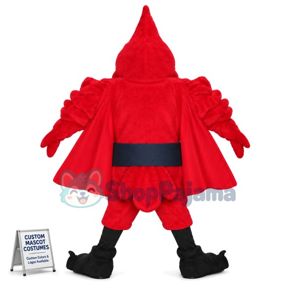 Aggressive Ace Player Red Eagle Mascot Costume