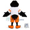 All Over Black Bird Mascot Costume For School