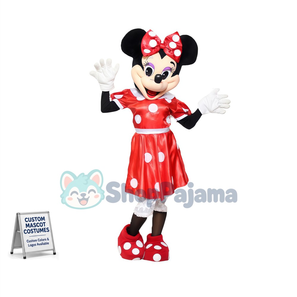 Bowknot Minnie Mascot Costume for Party