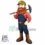 The Bearded Miner Carrying Tool Mascot Costume