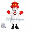 Towering Red Roof Tower Mascot Costume