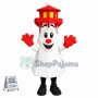 Towering Red Roof Tower Mascot Costume