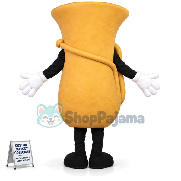 Expensive Professional Saxophone Mascot Costume