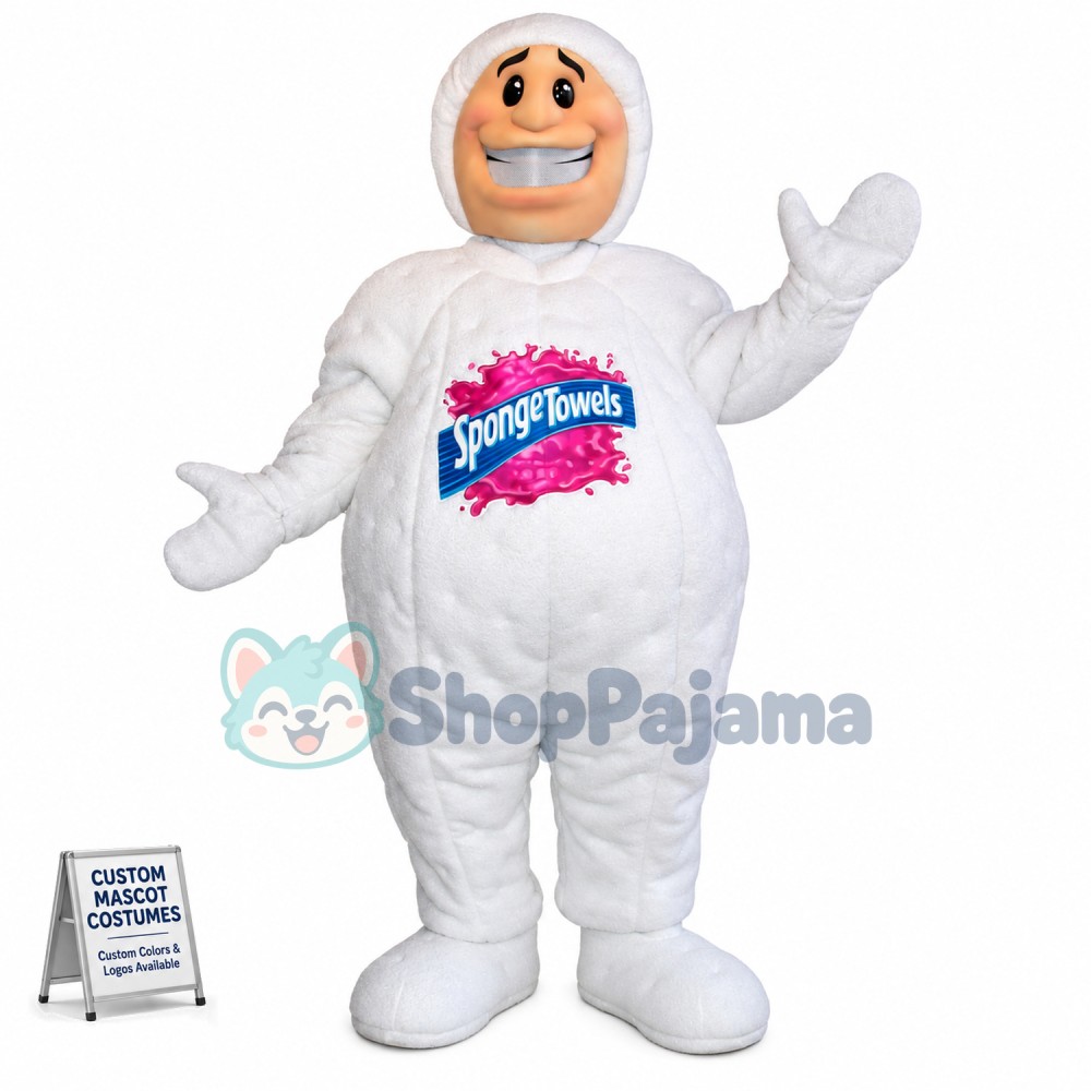 Unique Sponge Fiber Kitchen Paper Mascot Costume