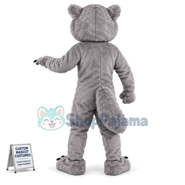 Angry Squabble Bear With Flat Head Mascot Costume