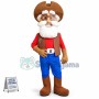 White Beard Staff On The Platform Mascot Costume