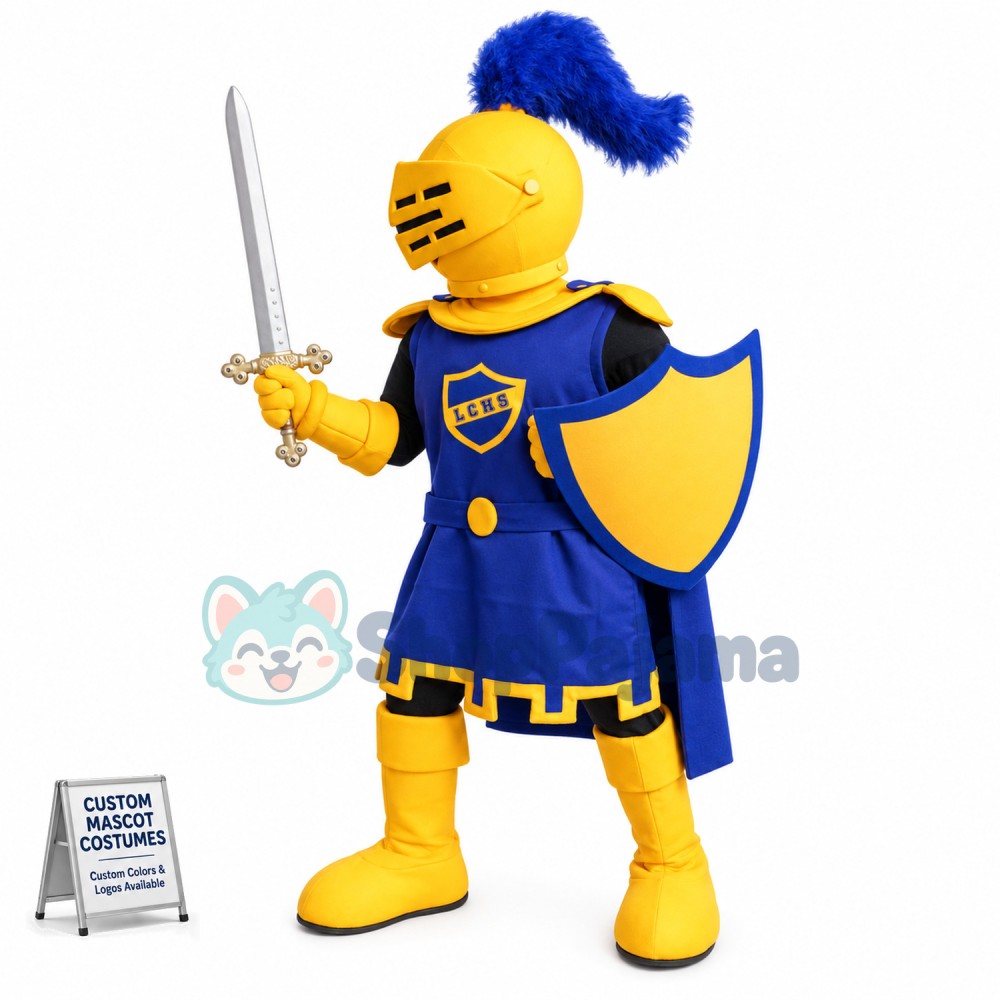 Charged Death Squad Warrior Mascot Costume