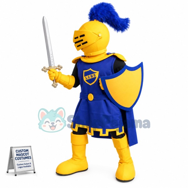 Charged Death Squad Warrior Mascot Costume