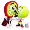 One Pair Of Matching Tennis Ball And Racket Mascot Costume